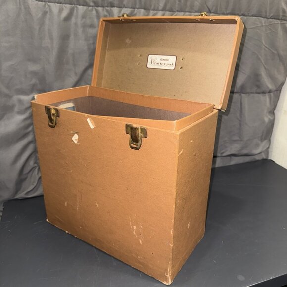 Vintage Platter Pak Record Case 12” Vinyl Records 1950’s 1960’s Plus ACCEPTABLE - Picture 4 of 16